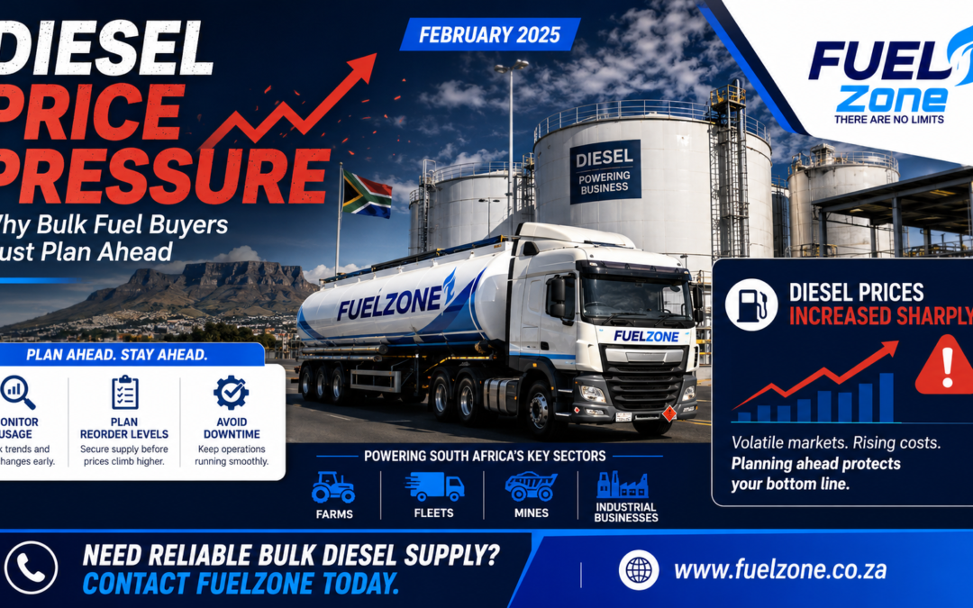 Diesel Price Pressure in South Africa: Why Bulk Fuel Buyers Must Plan Ahead